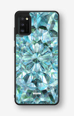 Samsung Galaxy A41 (2020) Hard Case – Green Crystals - View 1
