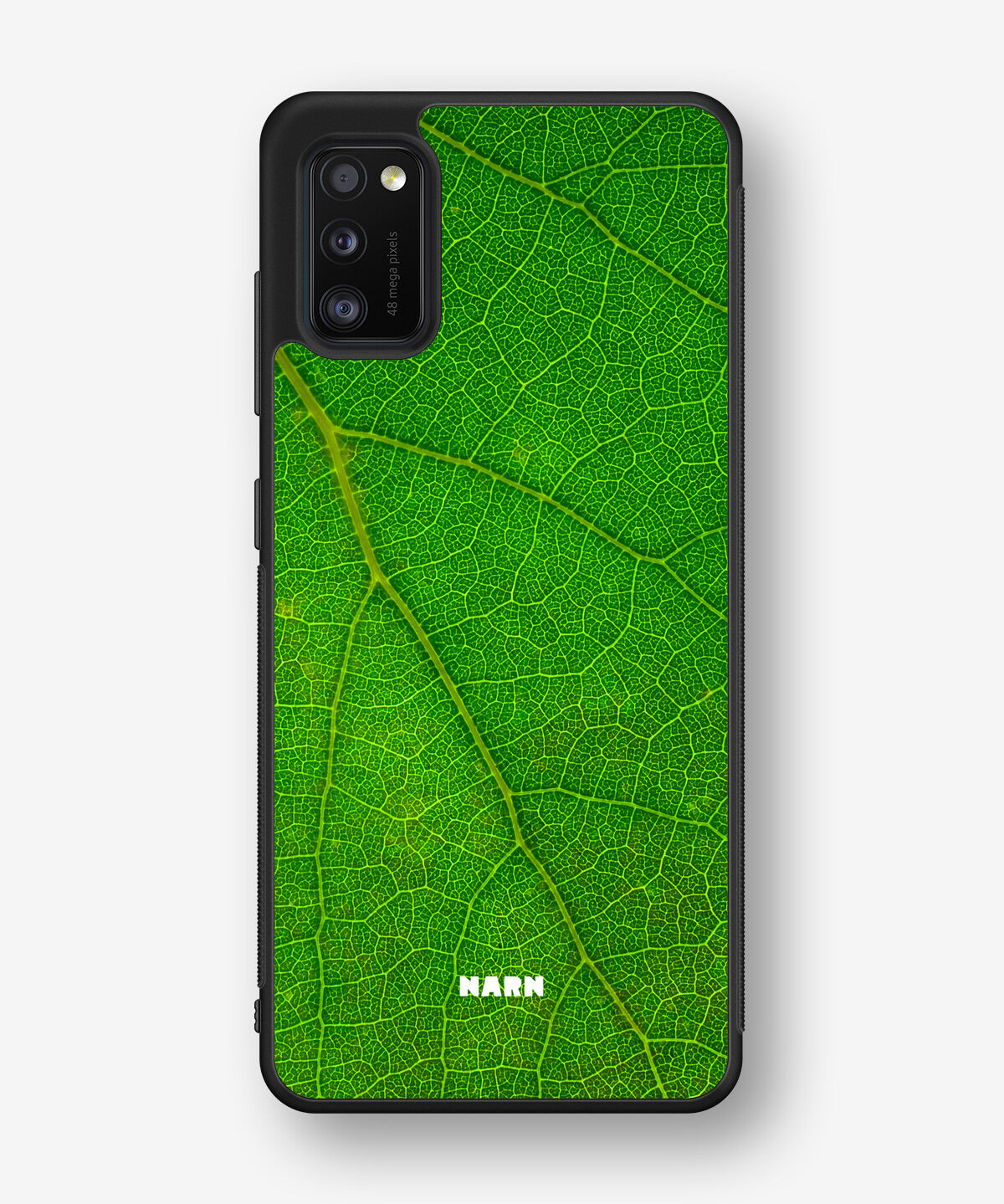 Samsung Galaxy A41 (2020) Hard Case – Green Leafy - View 1