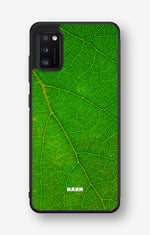 Samsung Galaxy A41 (2020) Hard Case – Green Leafy - View 1