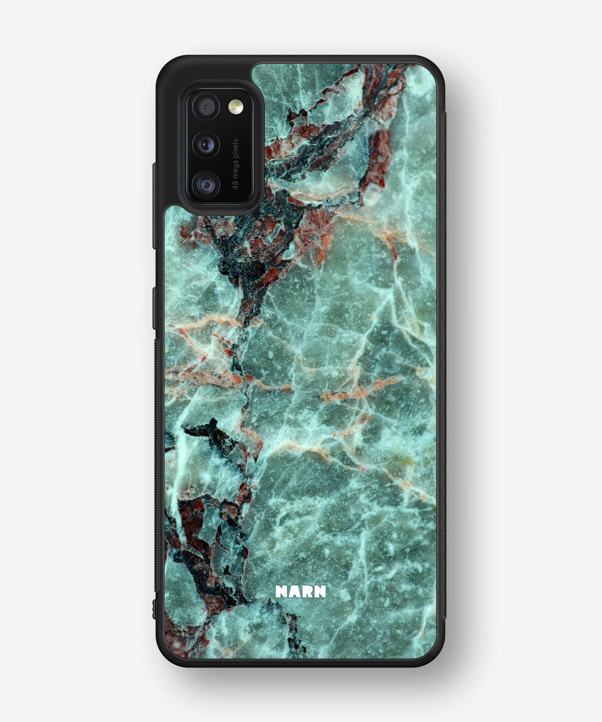 Samsung Galaxy A41 (2020) Hard Case – Green Marble - View 1