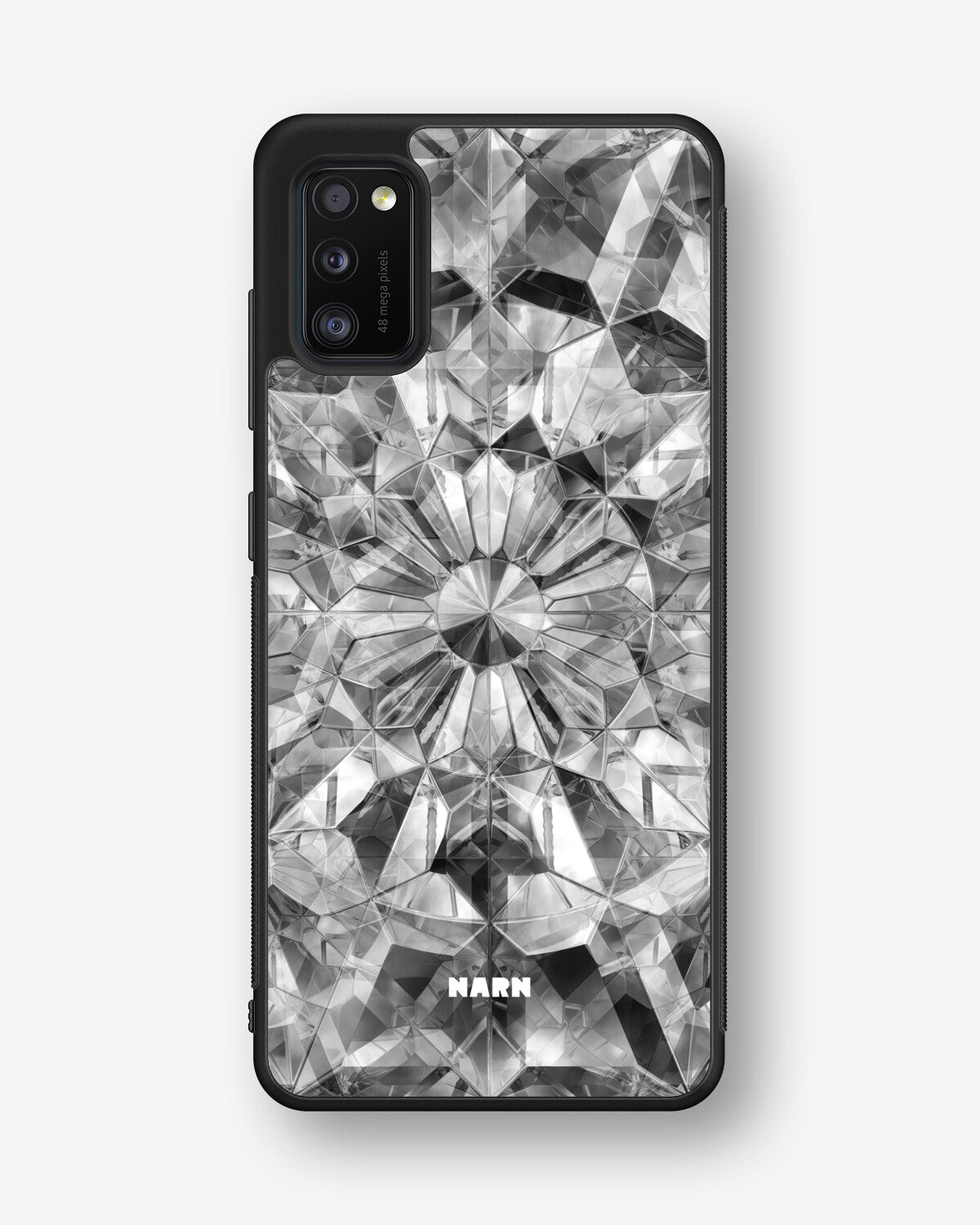 Samsung Galaxy A41 (2020) Hard Case – Grey Crystals - View 1