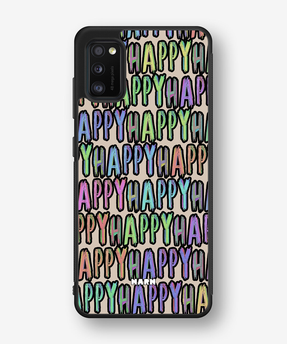 Samsung Galaxy A41 (2020) Hard Case – Happy - View 1