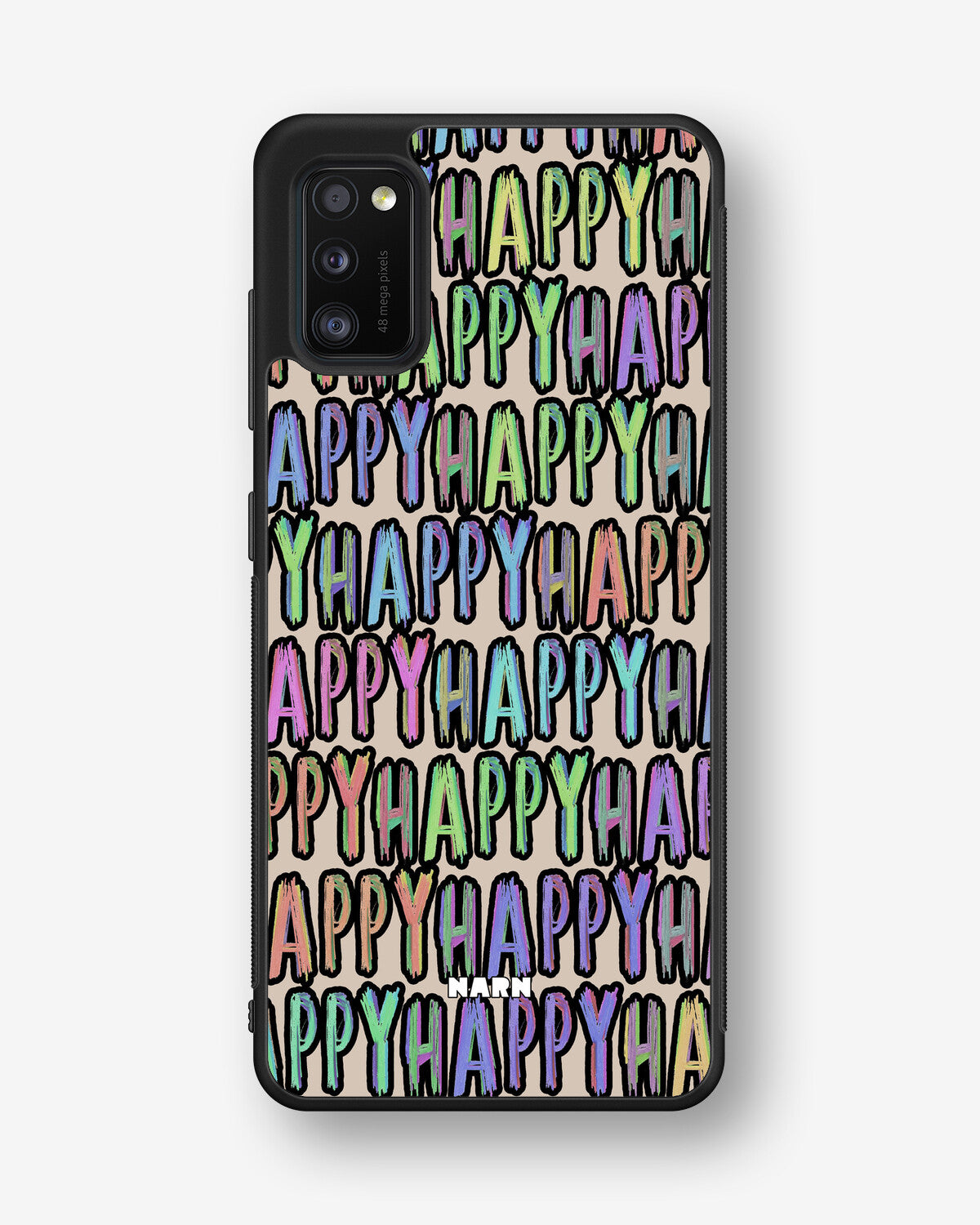 Samsung Galaxy A41 (2020) Hard Case – Happy - View 1