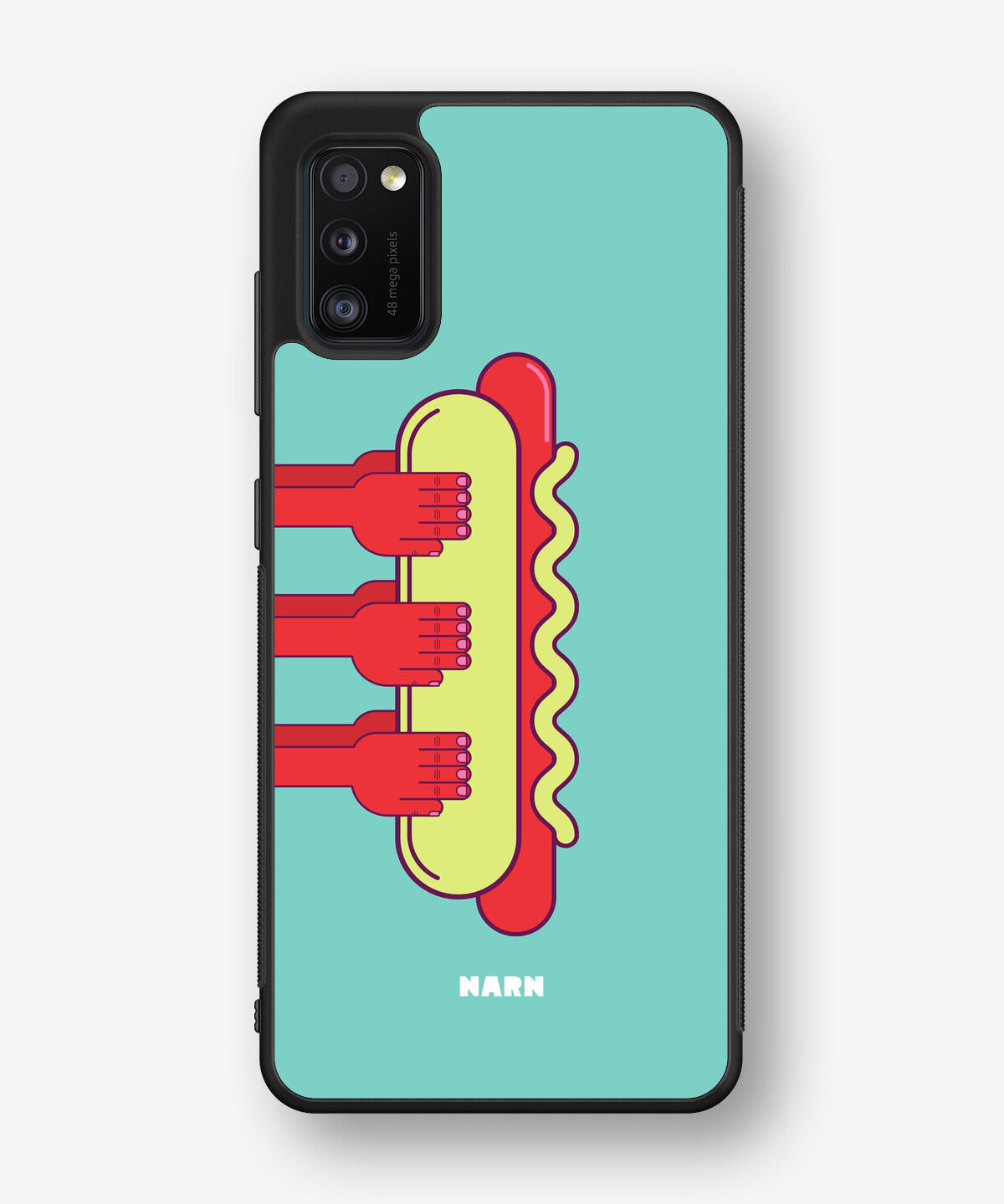 Samsung Galaxy A41 (2020) Hard Case – Hot Dog - View 1