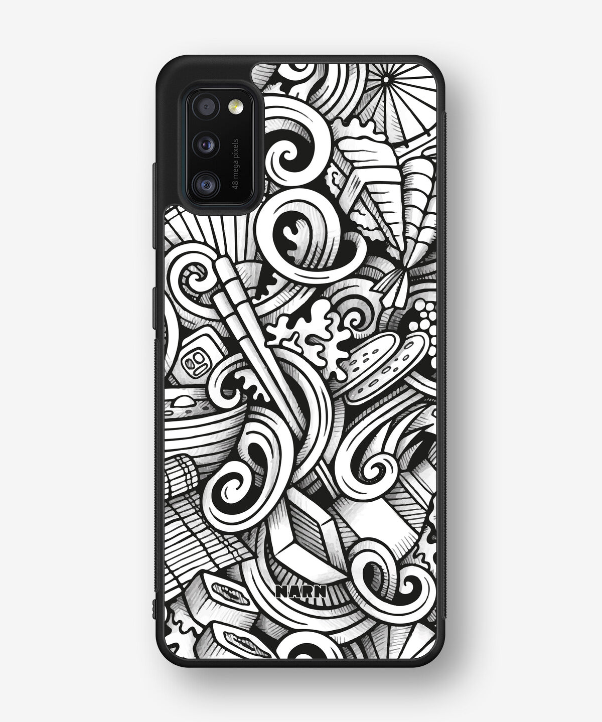 Samsung Galaxy A41 (2020) Hard Case – Japanese Pattern - View 1