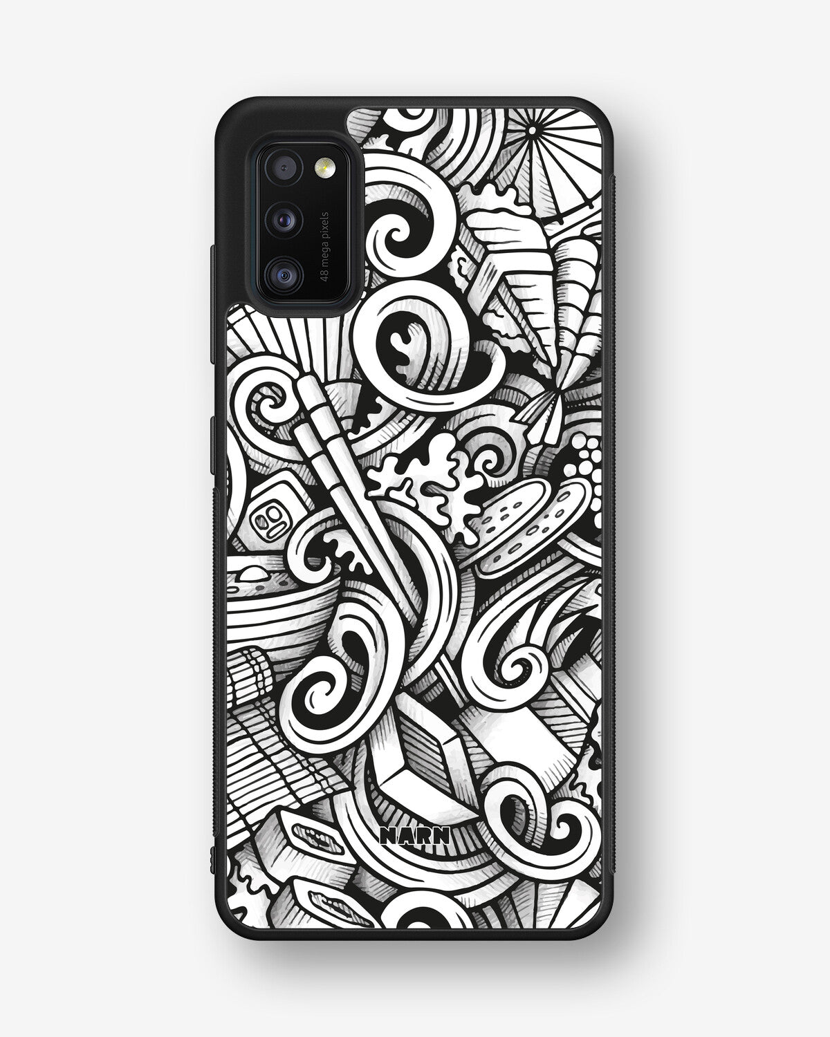 Samsung Galaxy A41 (2020) Hard Case – Japanese Pattern - View 1