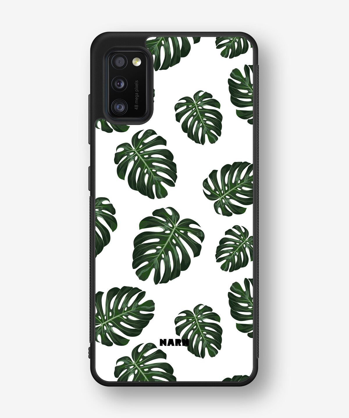Samsung Galaxy A41 (2020) Hard Case – Monstera Pattern - View 1