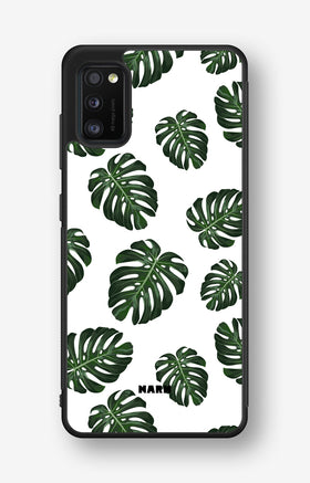 Samsung Galaxy A41 (2020) Hard Case – Monstera Pattern - View 1