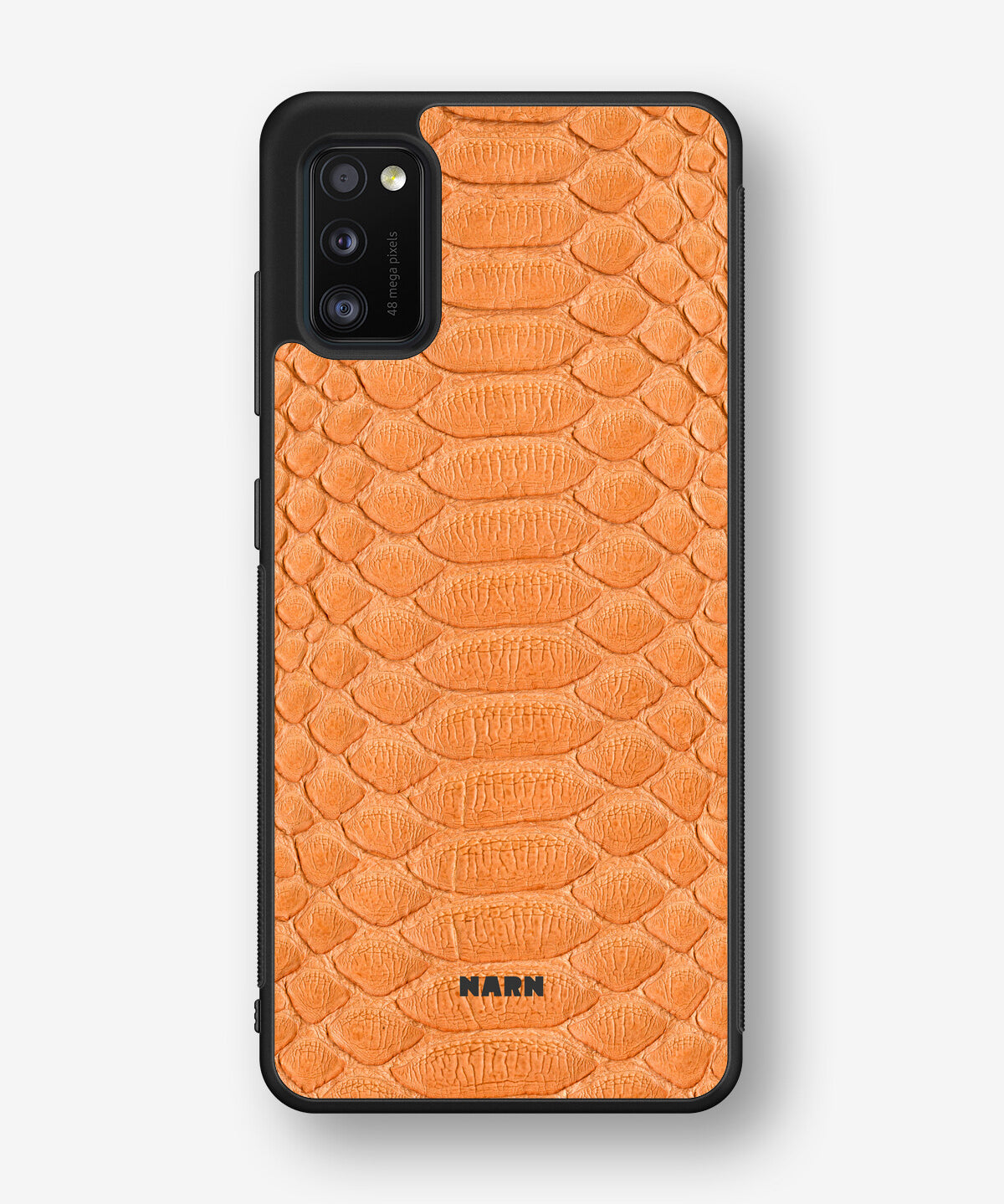 Samsung Galaxy A41 (2020) Hard Case – Orange Snake - View 1