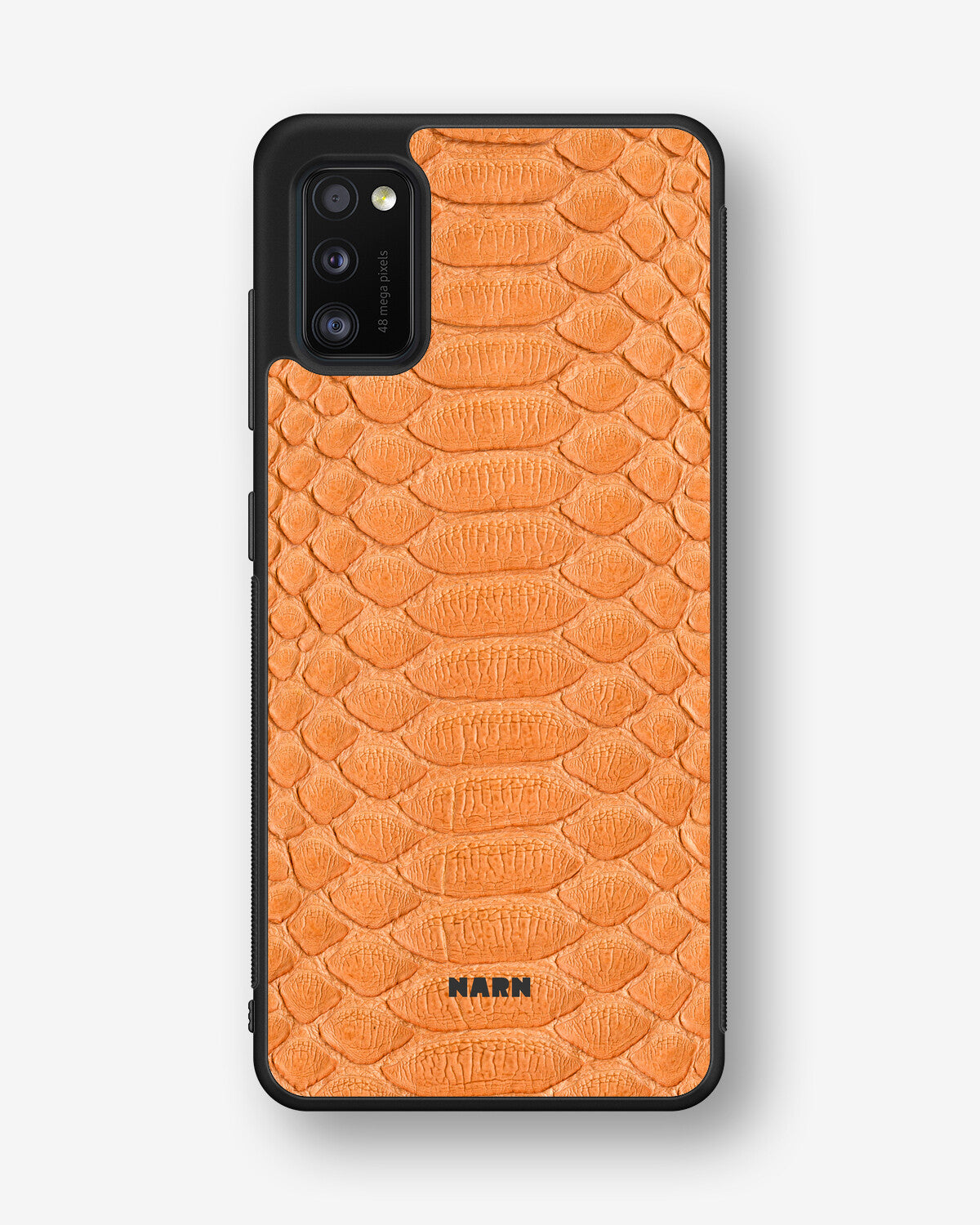 Samsung Galaxy A41 (2020) Hard Case – Orange Snake - View 1