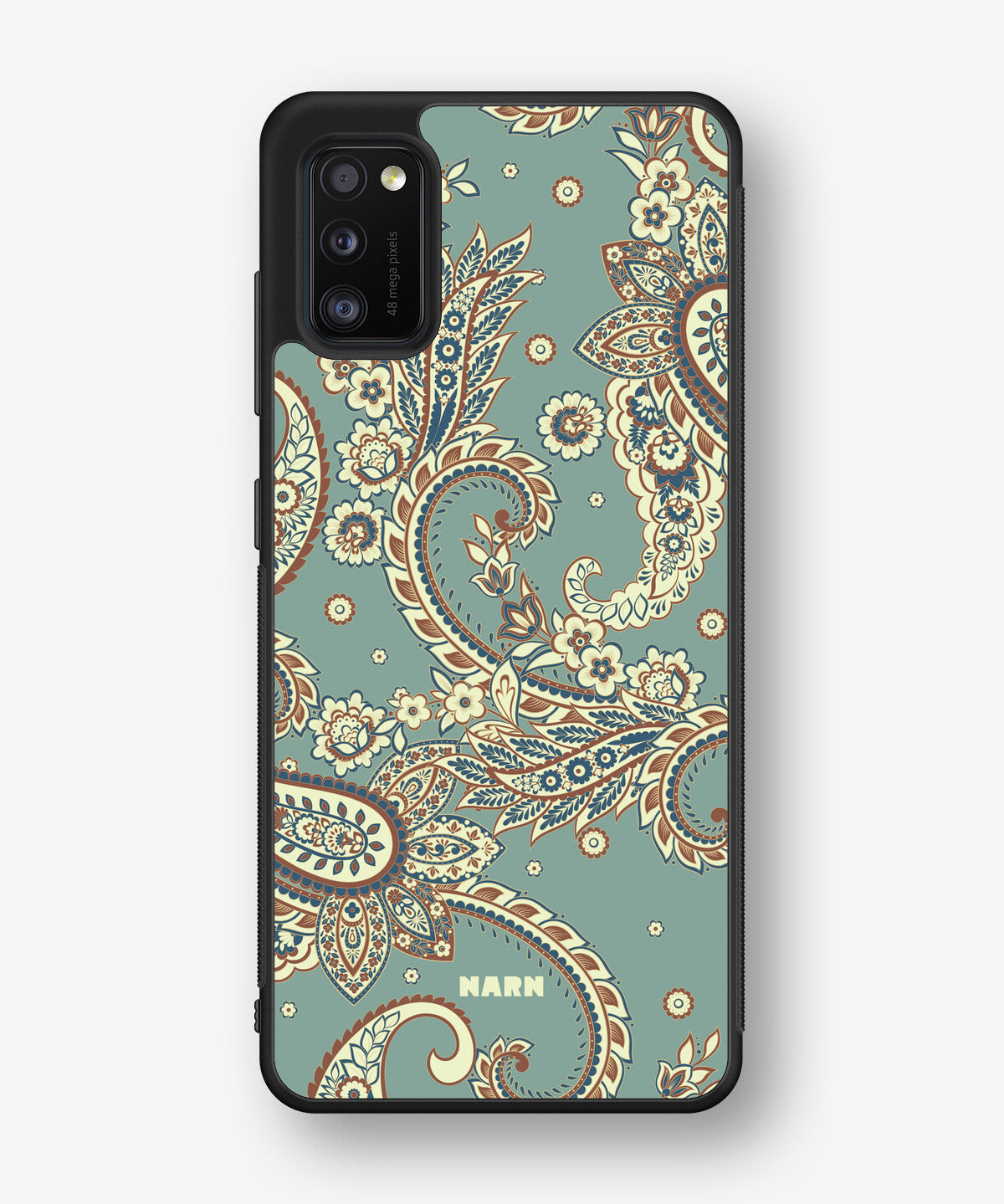 Samsung Galaxy A41 (2020) Hard Case – Paisley Green - View 1