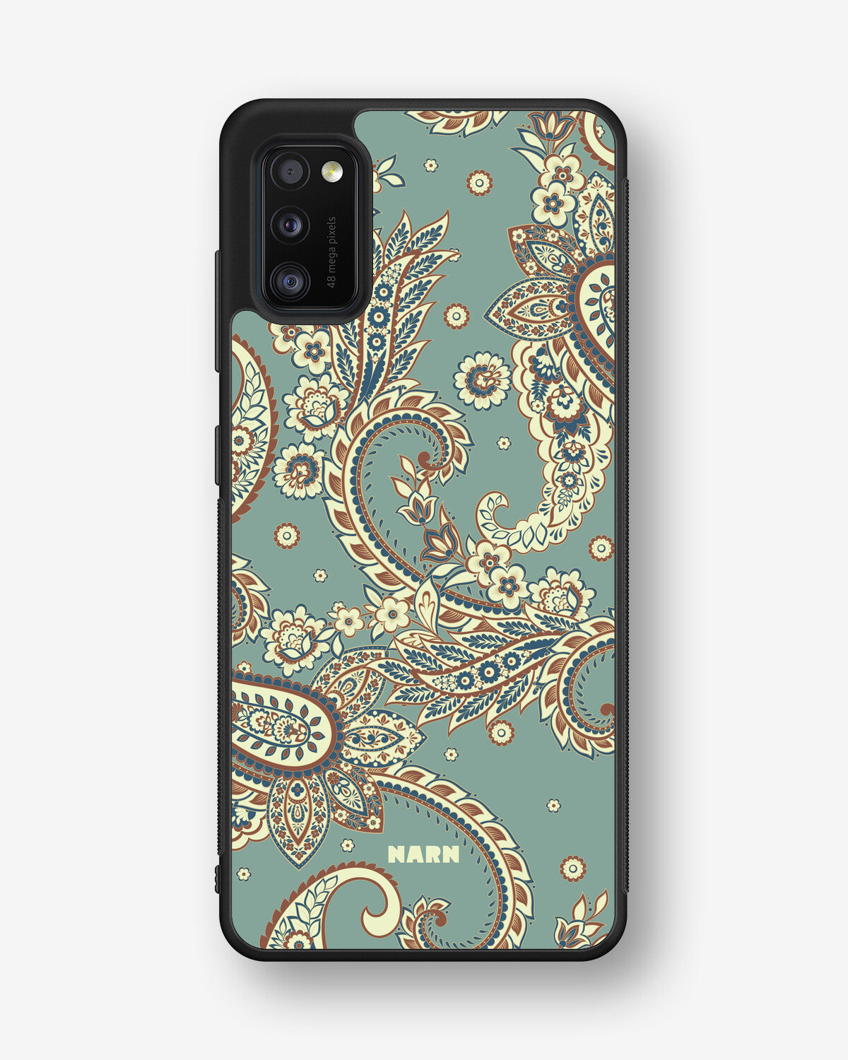 Samsung Galaxy A41 (2020) Hard Case – Paisley Green - View 1
