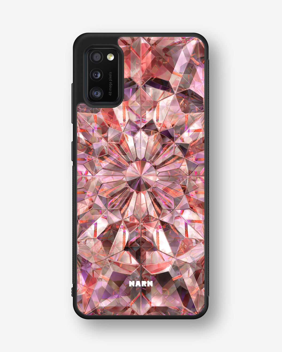 Samsung Galaxy A41 (2020) Hard Case – Pink Crystals - View 1