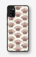 Samsung Galaxy A41 (2020) Hard Case – Pink Marble Waves - View 1