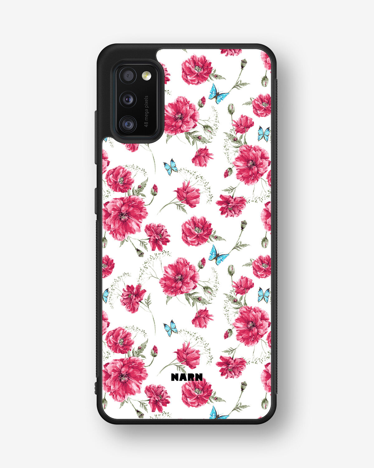 Samsung Galaxy A41 (2020) Hard Case – Poppies in Bloom - View 1
