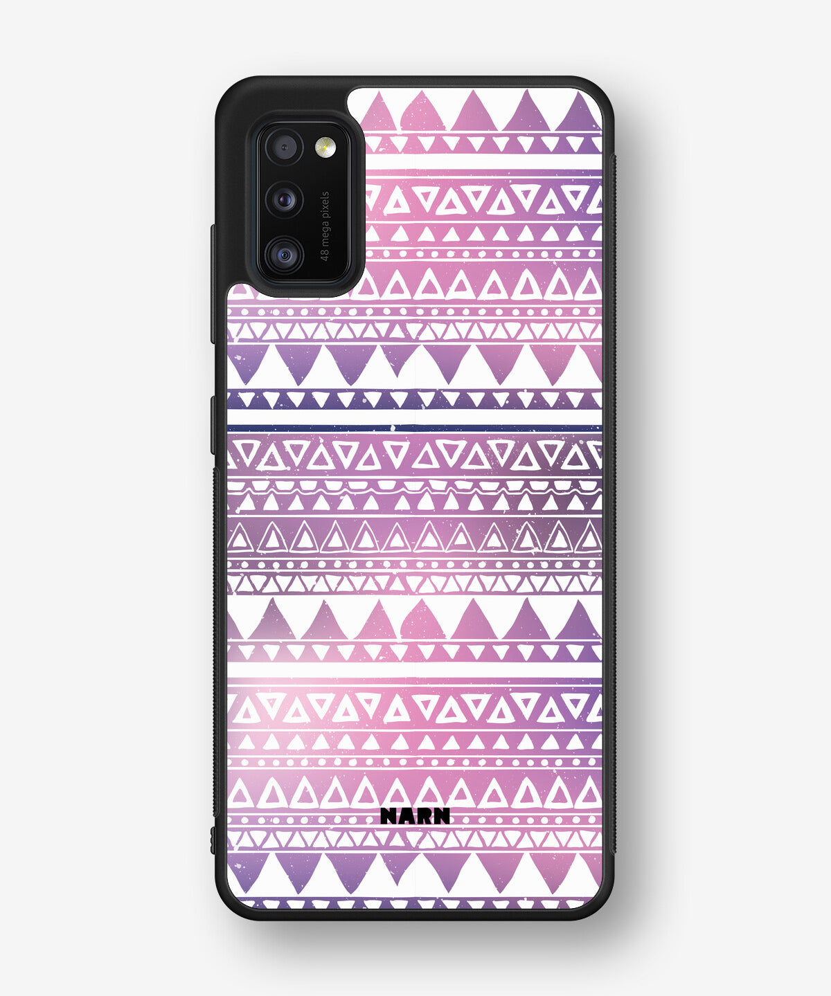 Samsung Galaxy A41 (2020) Hard Case – Purple Aztec - View 1