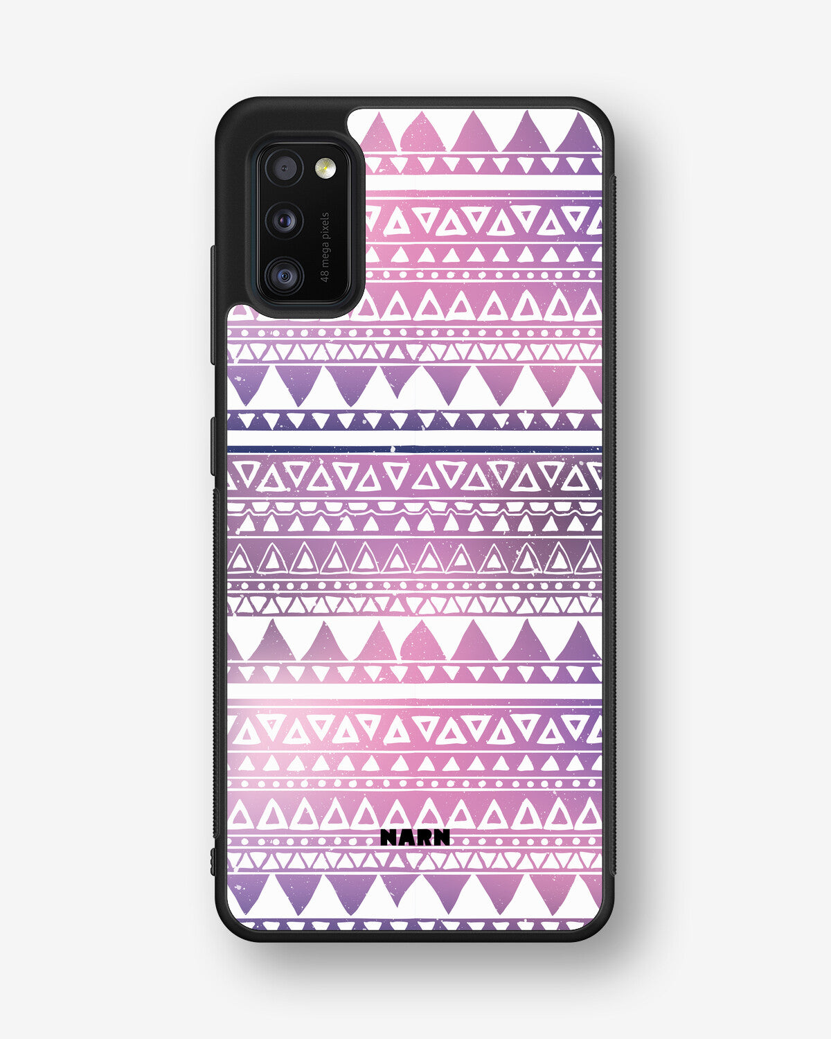 Samsung Galaxy A41 (2020) Hard Case – Purple Aztec - View 1