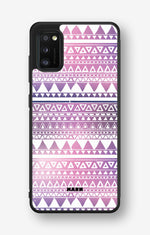 Samsung Galaxy A41 (2020) Hard Case – Purple Aztec - View 1