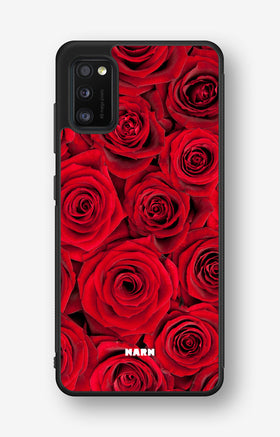 Samsung Galaxy A41 (2020) Hard Case – Red Roses - View 1