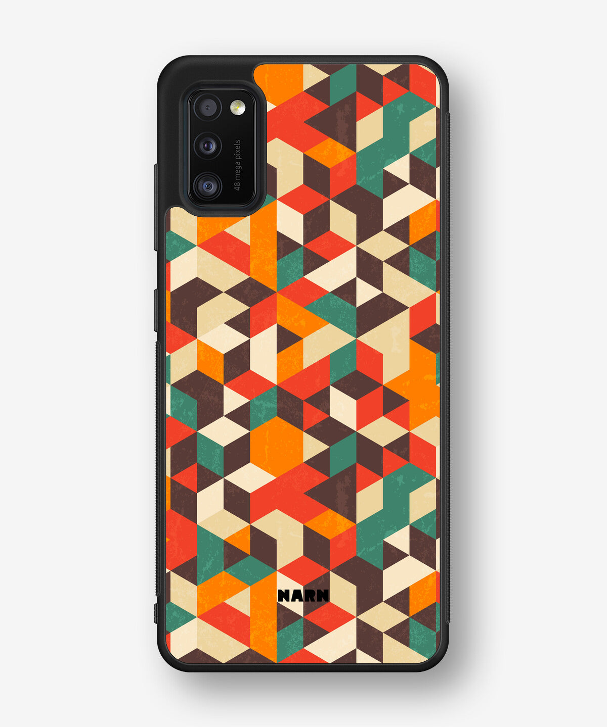 Samsung Galaxy A41 (2020) Hard Case – Retro Geometric - View 1