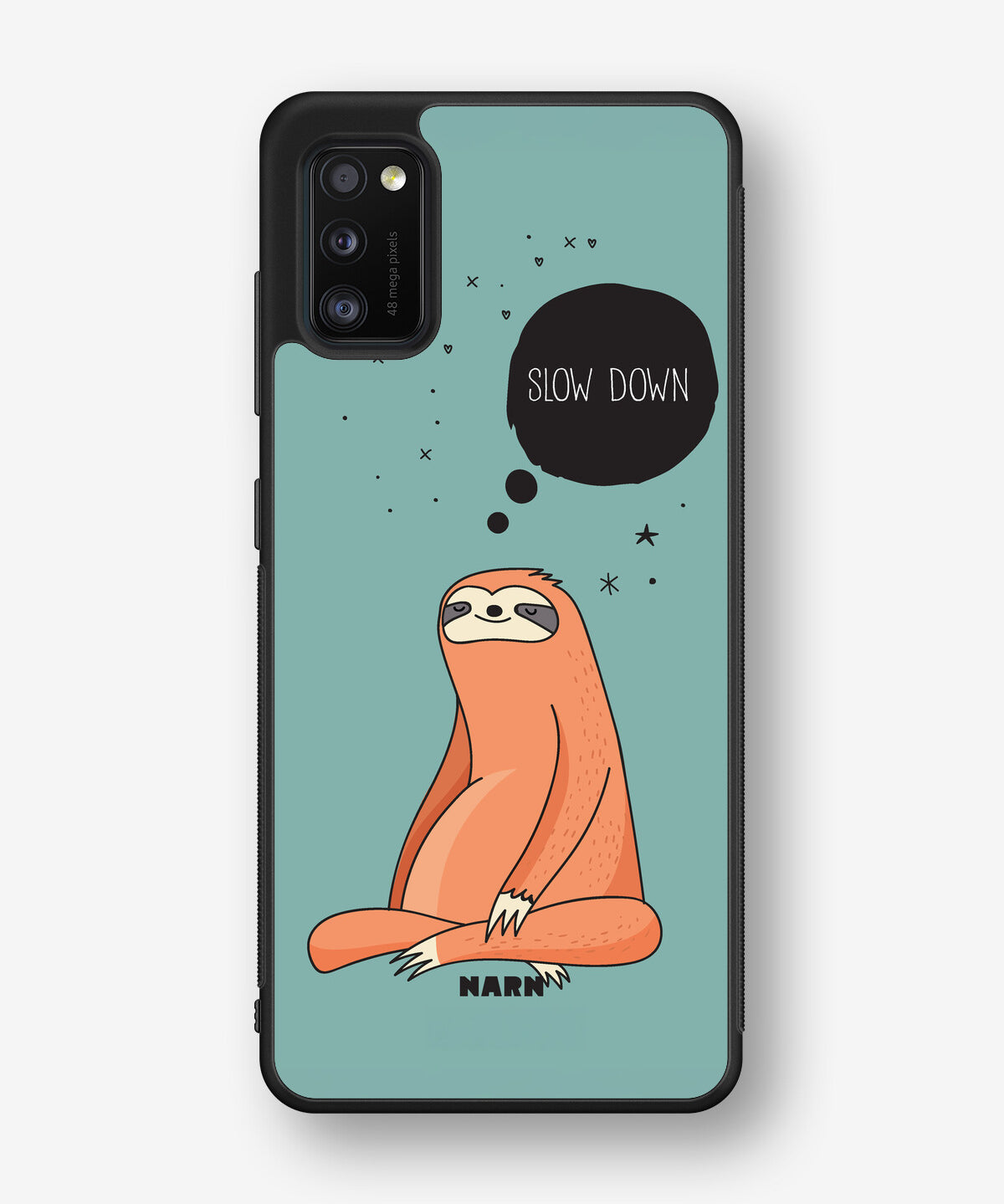 Samsung Galaxy A41 (2020) Hard Case – Slow Down Sloth - View 1
