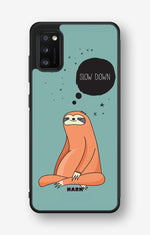 Samsung Galaxy A41 (2020) Hard Case – Slow Down Sloth - View 1