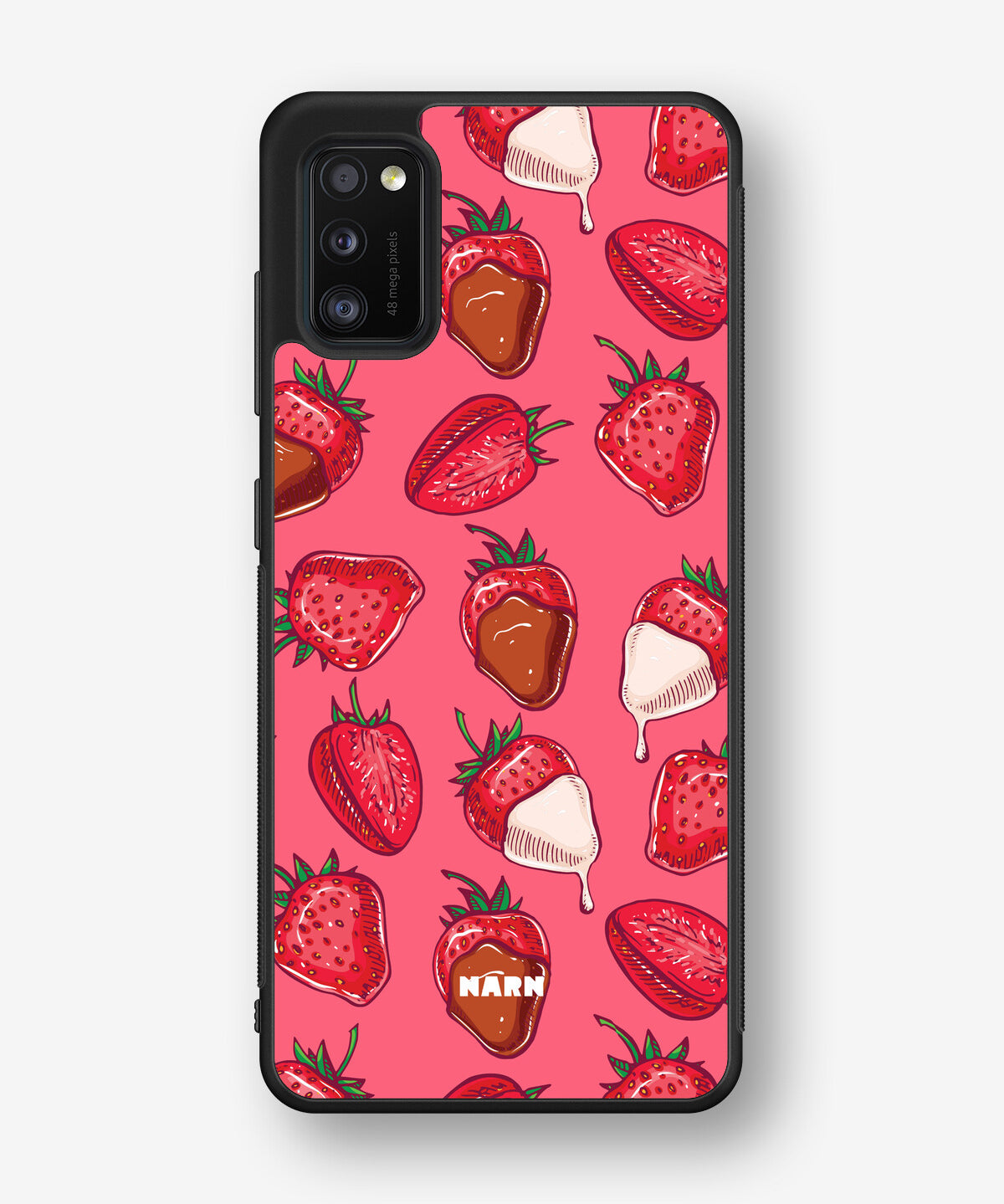 Samsung Galaxy A41 (2020) Hard Case – Strawberry Chocolate - View 1