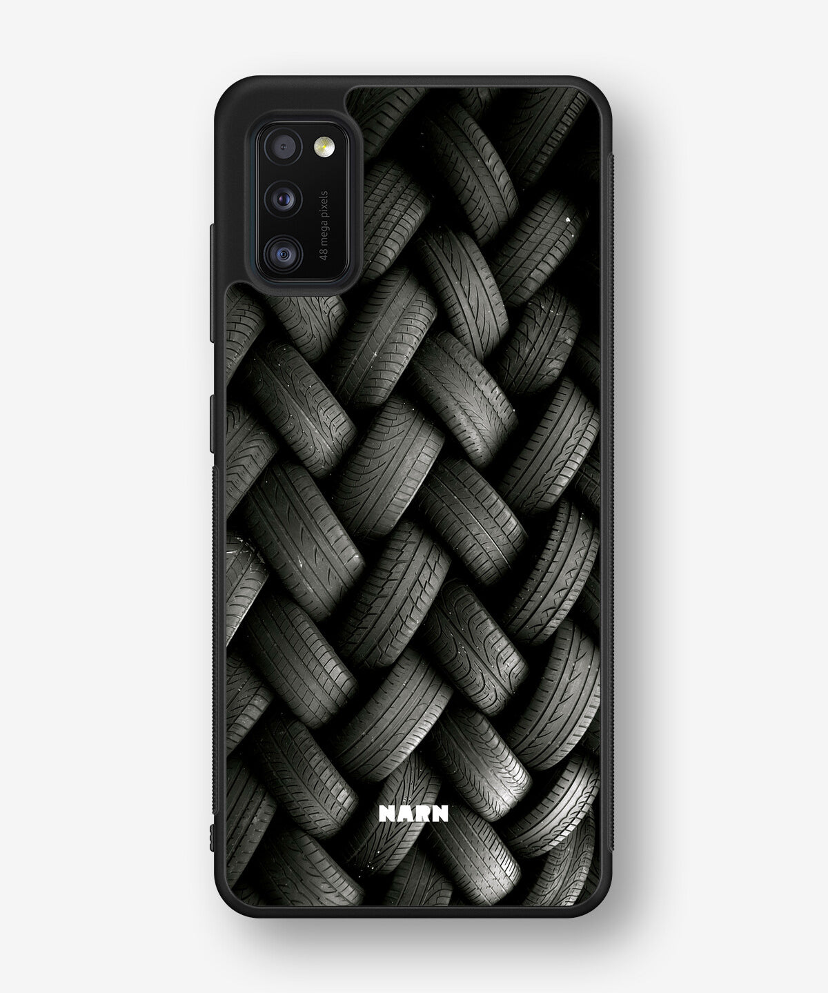 Samsung Galaxy A41 (2020) Hard Case – Tires Wall - View 1