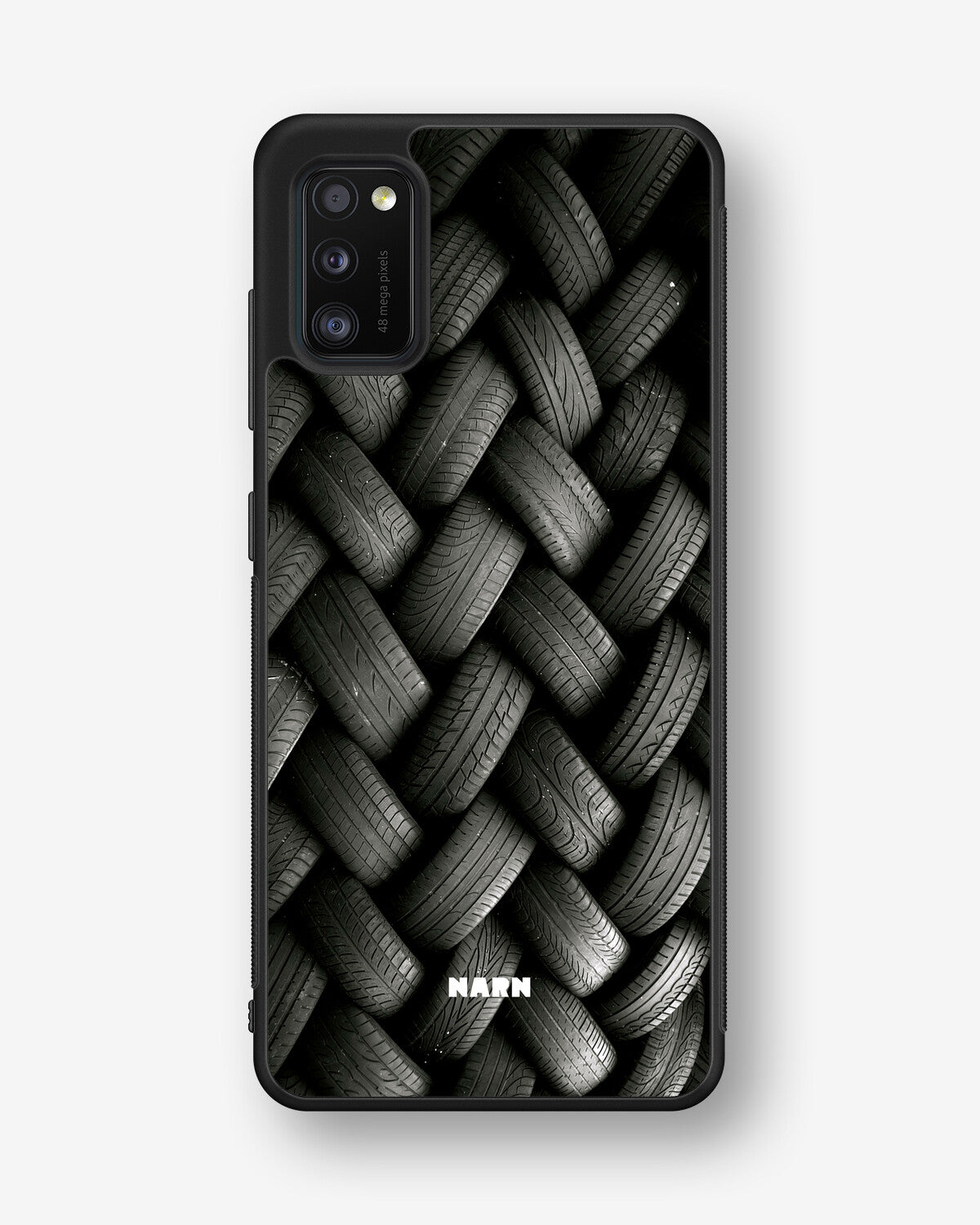 Samsung Galaxy A41 (2020) Hard Case – Tires Wall - View 1