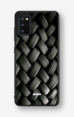 Samsung Galaxy A41 (2020) Hard Case – Tires Wall - View 1