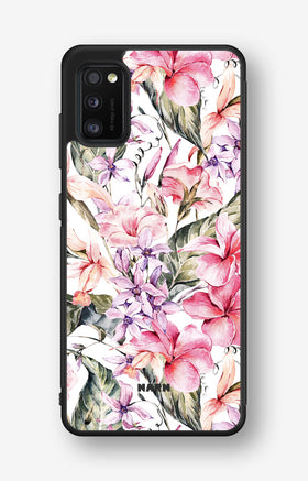 Samsung Galaxy A41 (2020) Hard Case – Watercolor Flowers - View 1