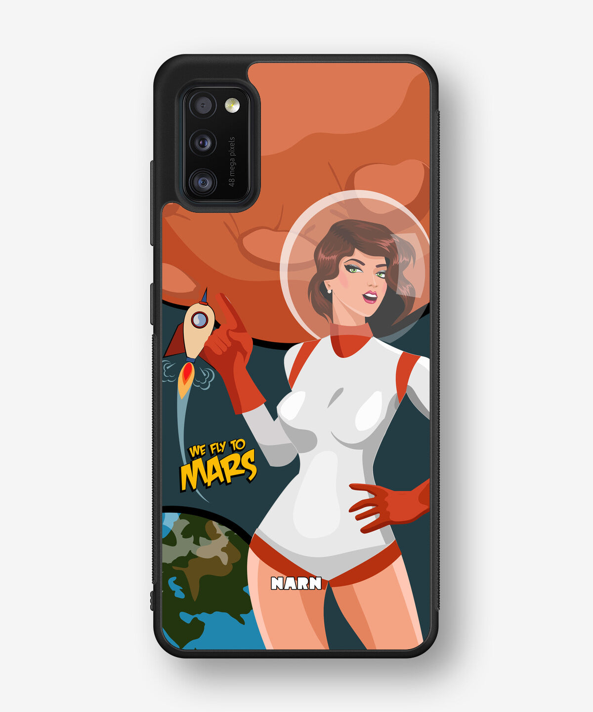 Samsung Galaxy A41 (2020) Hard Case – We Fly To Mars - View 1