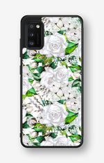 Samsung Galaxy A41 (2020) Hard Case – White Bloom - View 1
