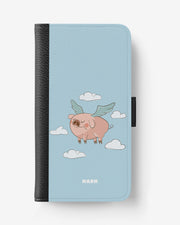 Samsung Galaxy A5 (2017) Wallet Case - Dreamy Pig - View 1