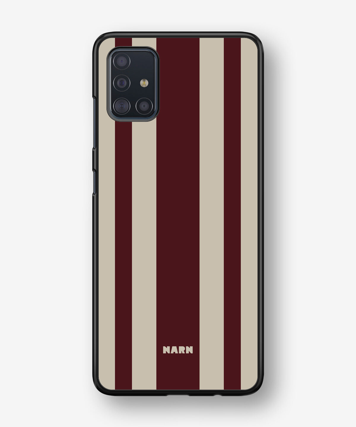 Samsung Galaxy A51 Hard Case – Bordeaux Stripe - View 1