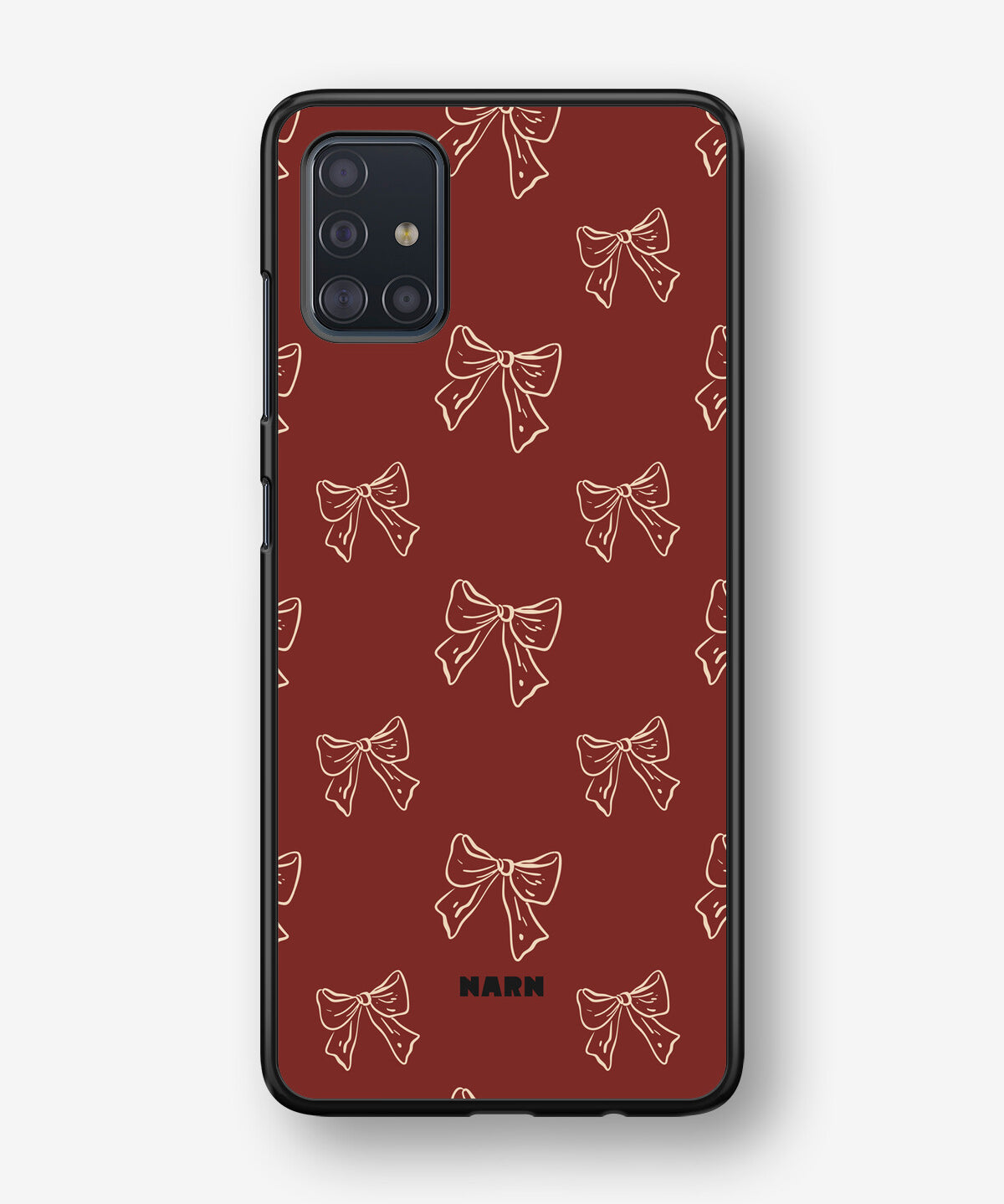 Samsung Galaxy A51 Hard Case – Cherry Bows - View 1