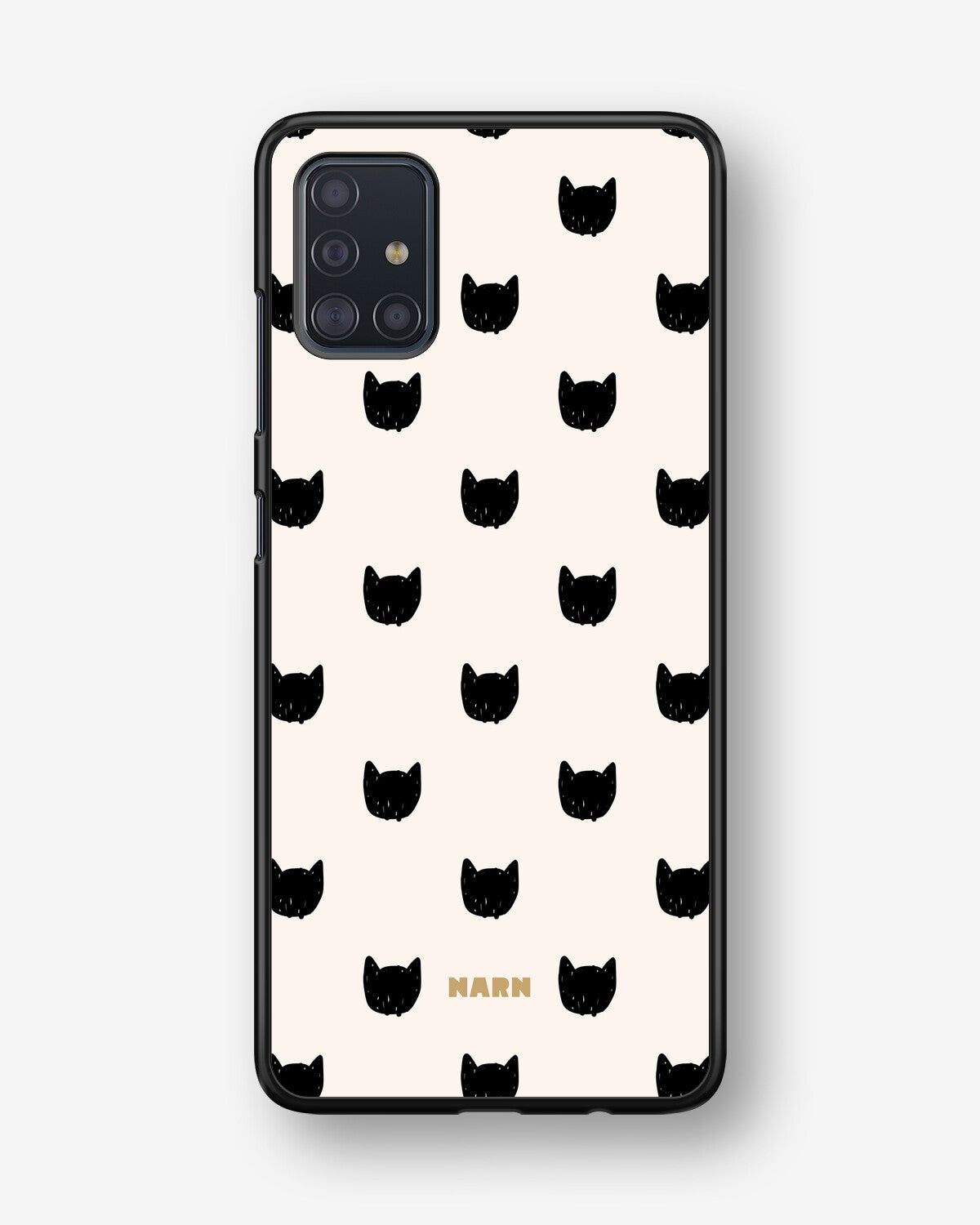 Samsung Galaxy A51 Hard Case – Kitty Dots - View 1