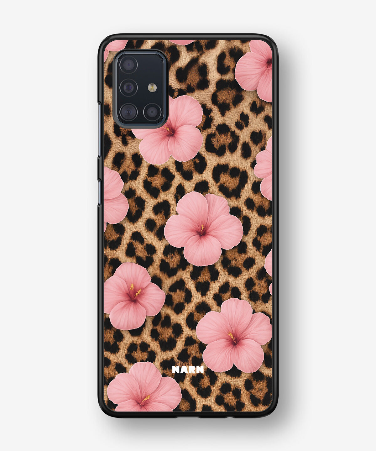 Samsung Galaxy A51 Hard Case – Leopard Flower - View 1