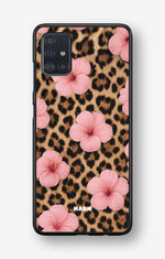 Samsung Galaxy A51 Hard Case – Leopard Flower - View 1