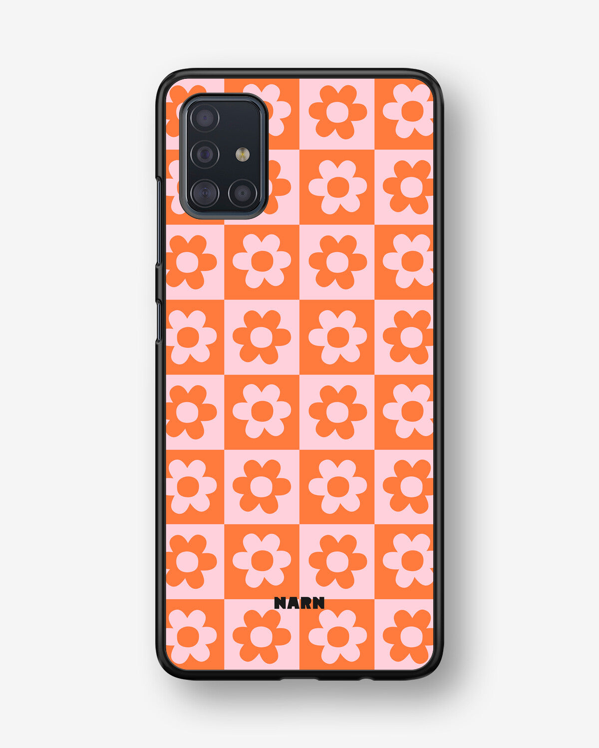 Samsung Galaxy A51 Hard Case – Peach Petals - View 1