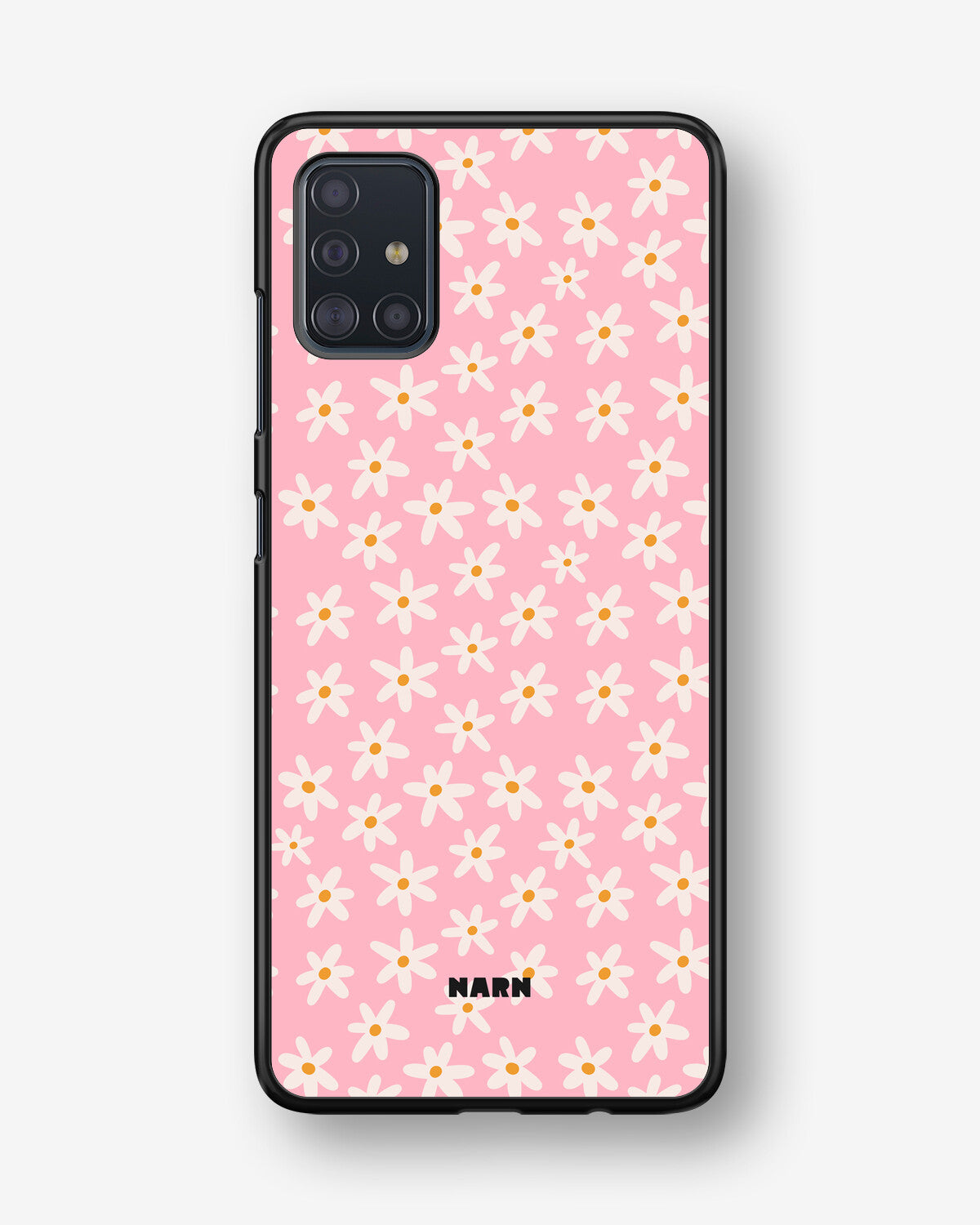 Samsung Galaxy A51 Hard Case – Pink Daisy - View 1
