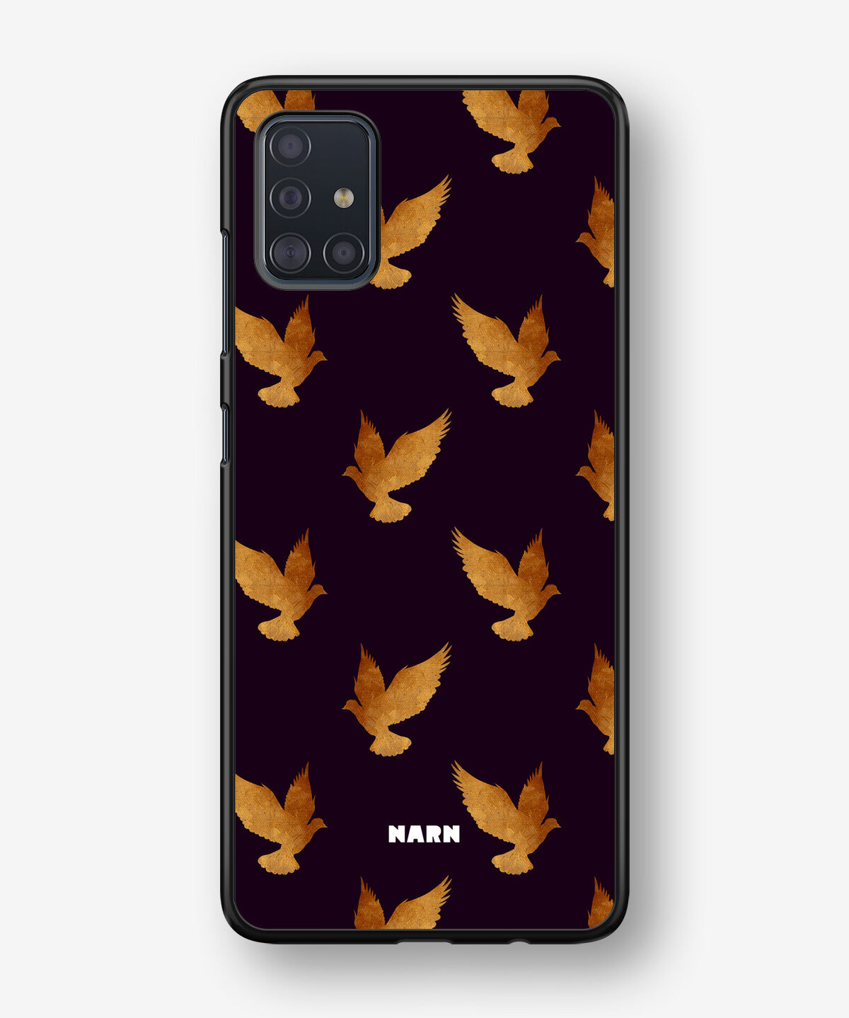 Samsung Galaxy A51 Hard Case – Royal Doves - View 1