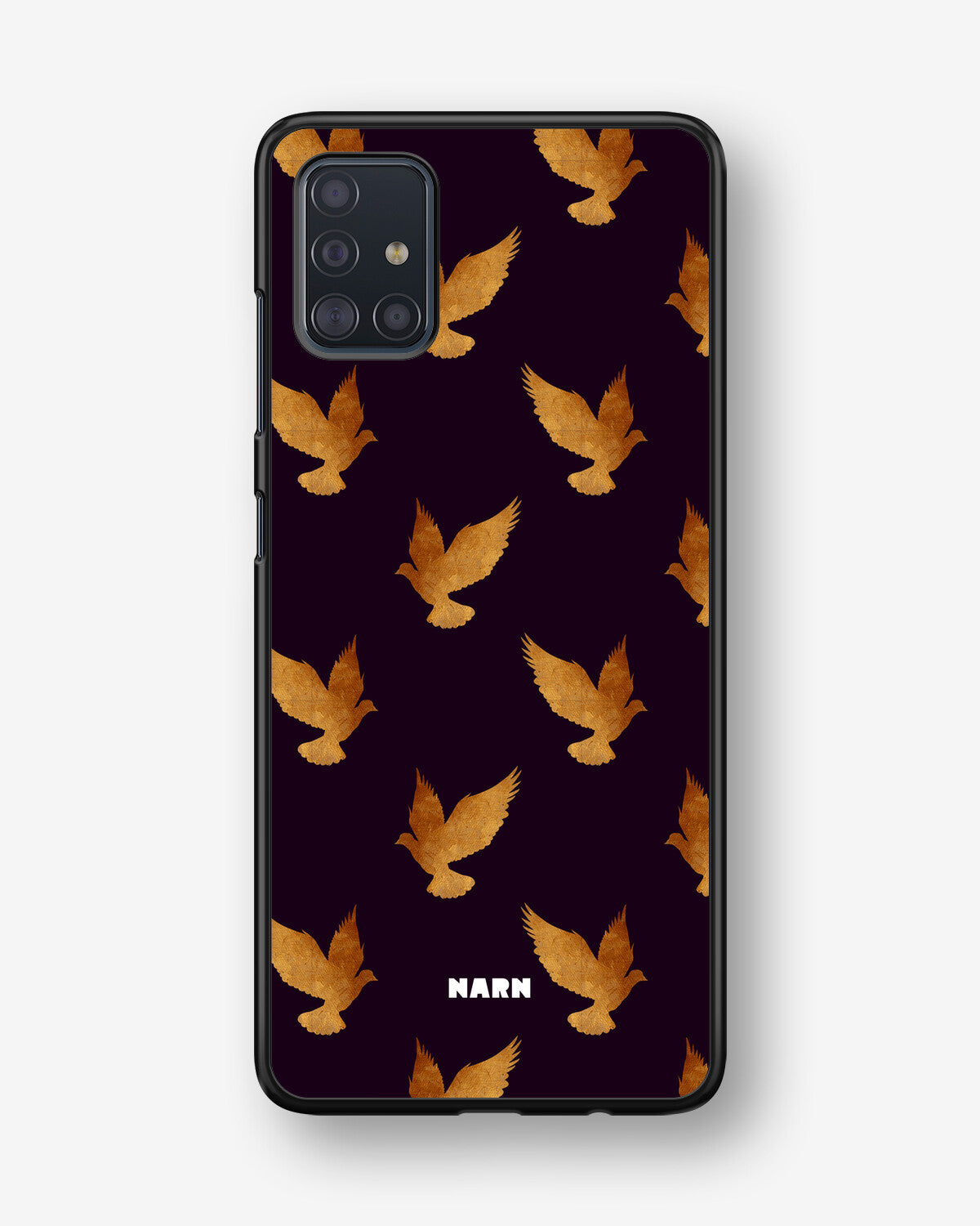 Samsung Galaxy A51 Hard Case – Royal Doves - View 1