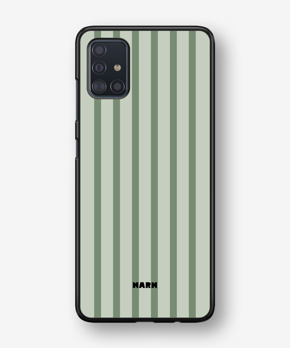 Samsung Galaxy A51 Hard Case – Sage Stripes - View 1