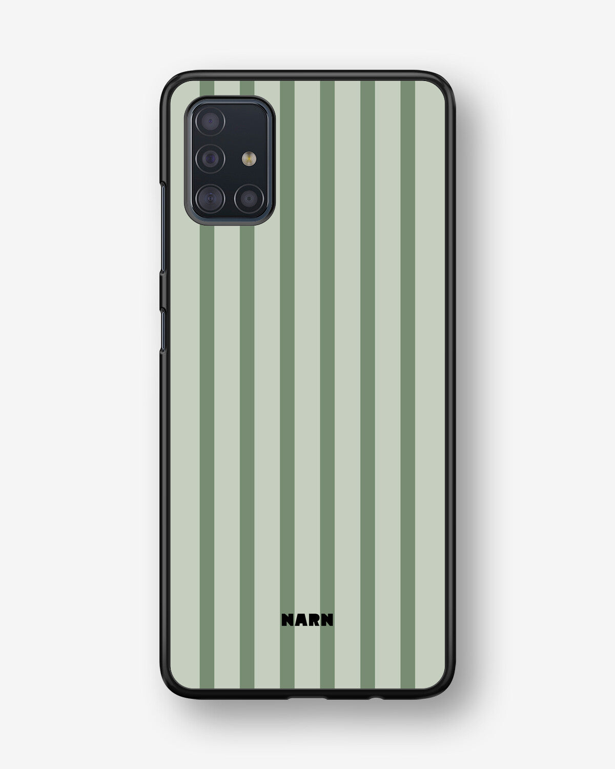 Samsung Galaxy A51 Hard Case – Sage Stripes - View 1