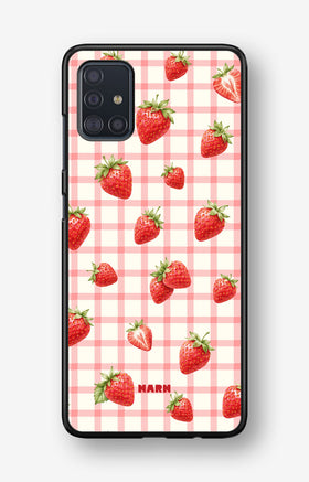 Samsung Galaxy A51 Hard Case – Strawbella - View 1