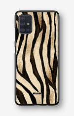 Samsung Galaxy A51 Hard Case – Wild Zebra - View 1