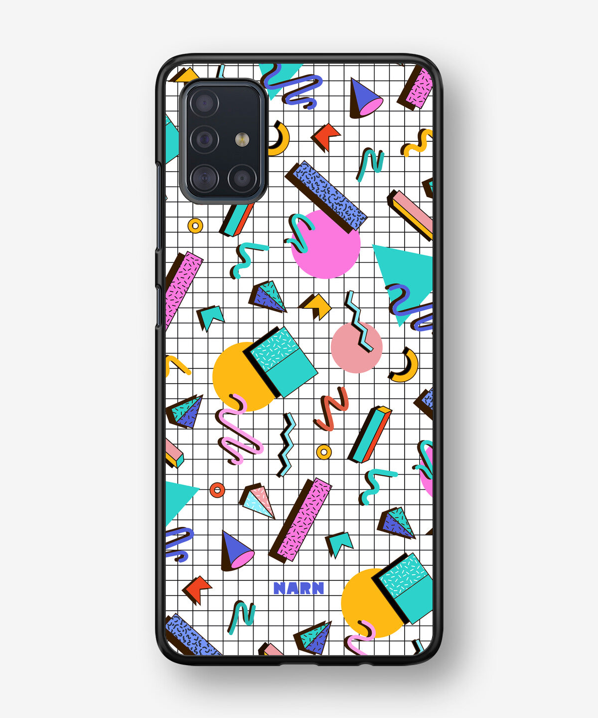 Samsung Galaxy A51 Hard Case – 80s Memphis - View 1