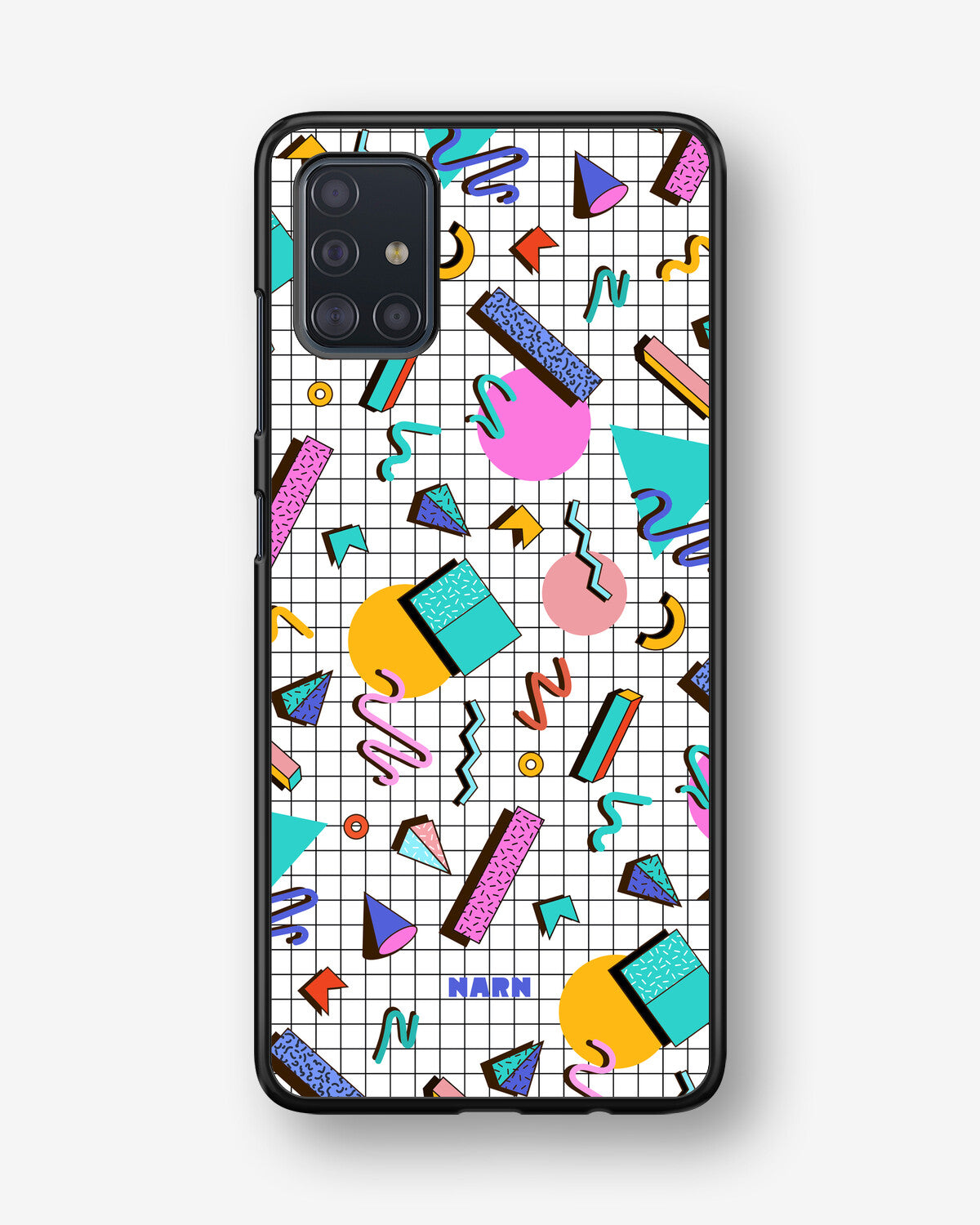 Samsung Galaxy A51 Hard Case – 80s Memphis - View 1