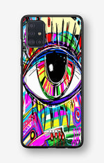 Samsung Galaxy A51 Hard Case – Abstract Eye - View 1